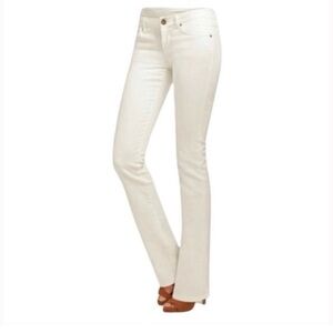 NWOT CAbi Cream Jeans 0